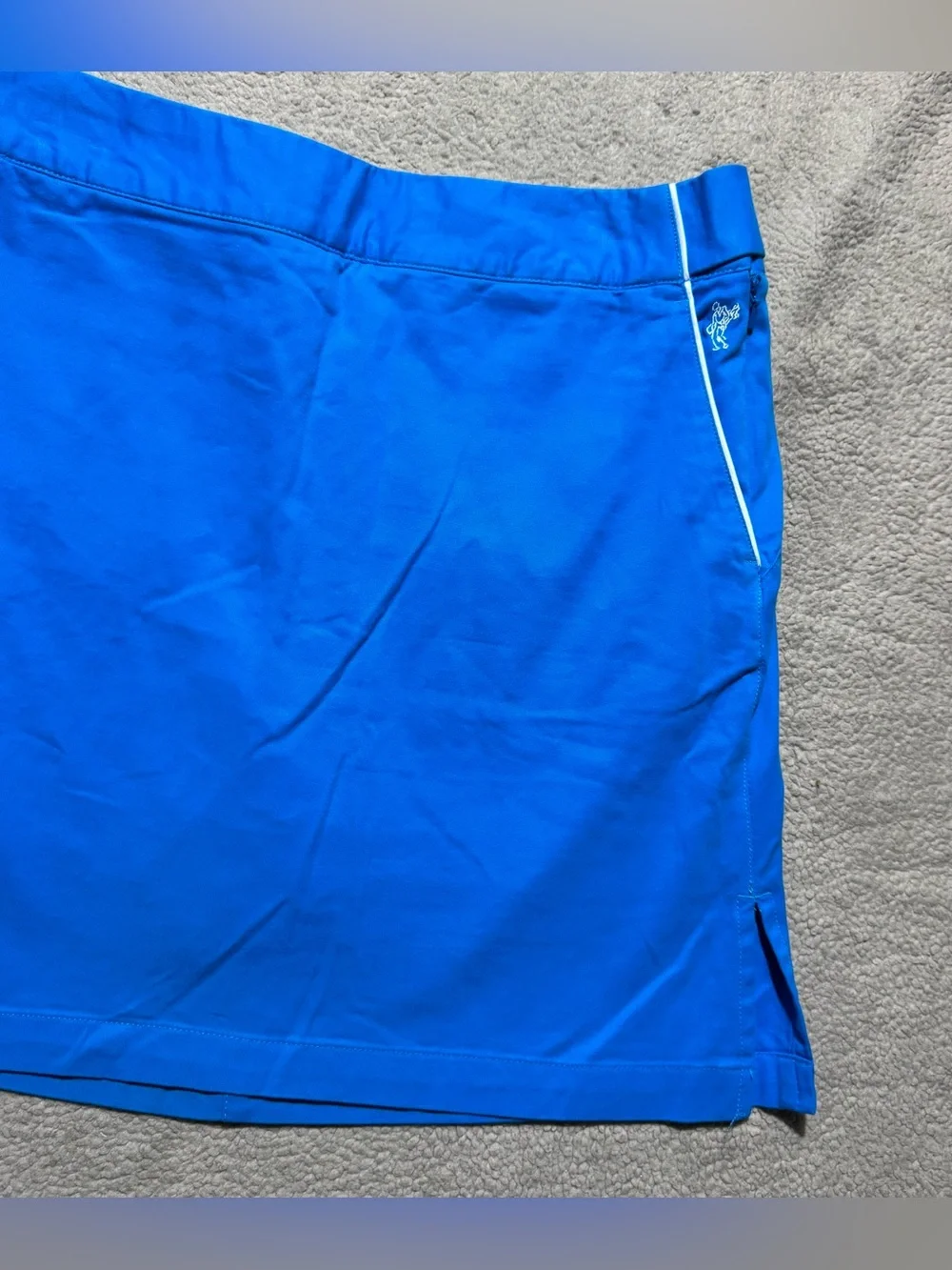 Ashworth Skort Womens 6 Blue Shorts Lined Skirt Athleisure Marina Blue Golf NEW